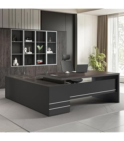 Amazon | Poxvythb 社長デスク エグゼクティブデスク 法人様向け 社長